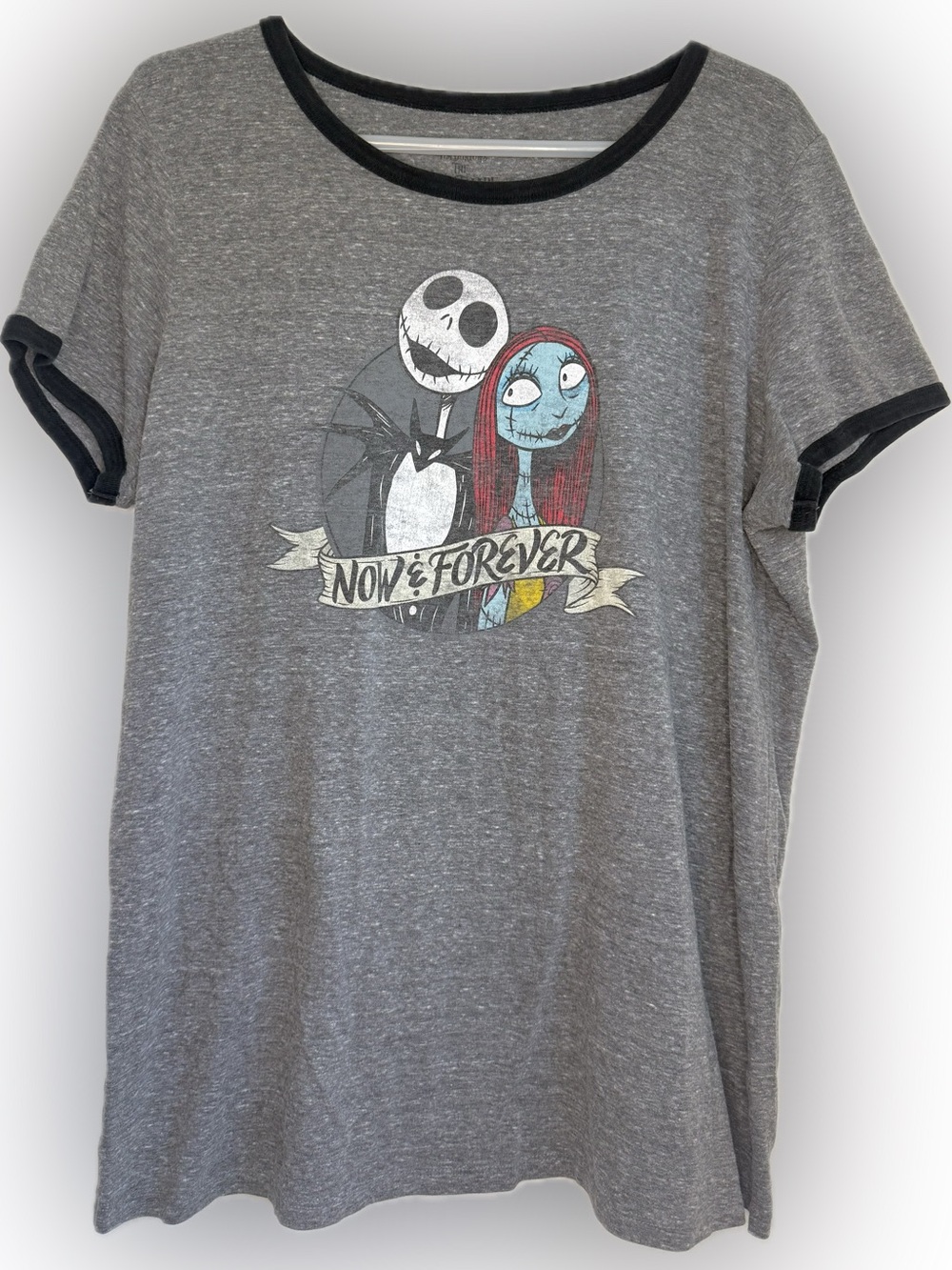 The Nightmare Before Christmas Jack & Sally 'Now & Forever' T-Shirt Plus Size 1X